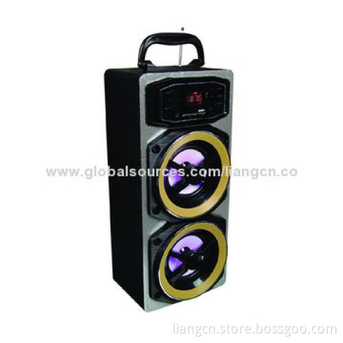 Factory Top Quality with FM Radio Function Bluetooth Wooden Speaker